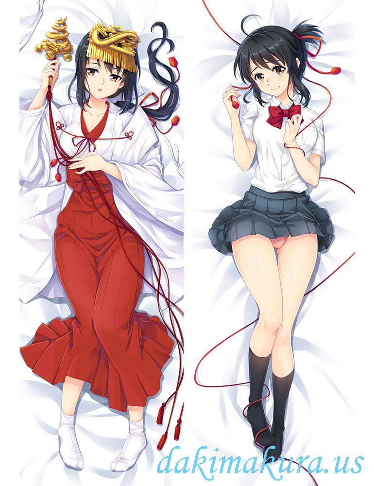 Mitsuha Miyamizu - Your Name Anime Dakimakura Japanese Hugging Body Pillow Cover